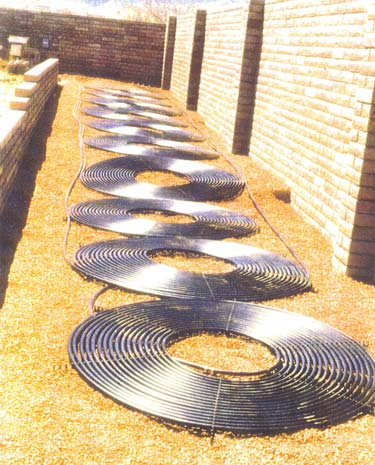 Ground Mount Solar Pool Heating Installation